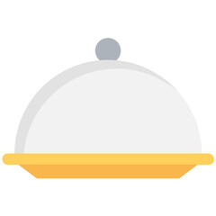 Platter Flat vector Icon