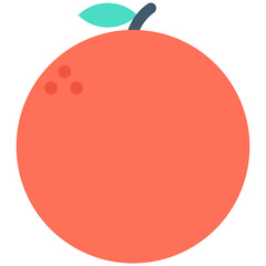 
Orange Flat vector Icon
