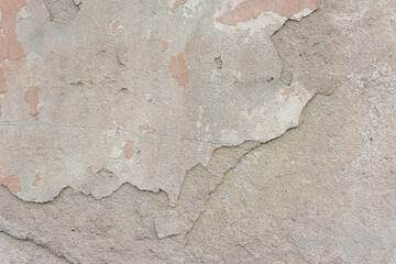 warm shades vintage texture of plaster outdoors at home