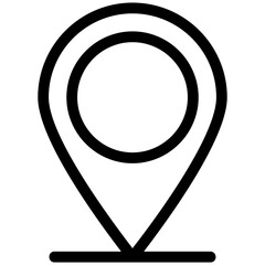 
Map Locator Flat Vector Icon
