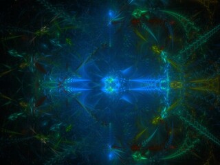 Imaginatory fractal background Image