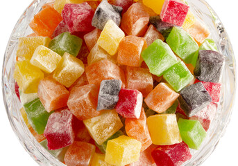 Mixed, colorful delicious Turkish delights