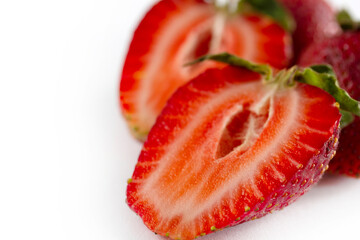 Strawberry isolated on white background
