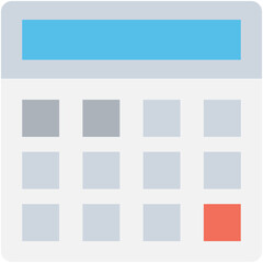 
Calculator Flat vector Icon
