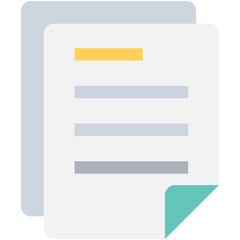 
Online Document Flat vector Icon
