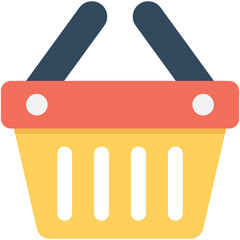 
Basket Flat vector Icon 
