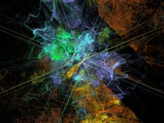 Imaginatory fractal background Image