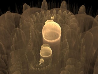 Obraz premium Imaginatory fractal background Image
