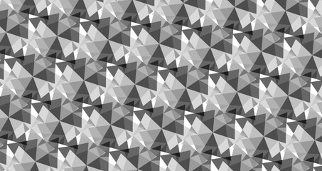 abstract geometric monochrome pattern-7a2b of the polygon-7a2