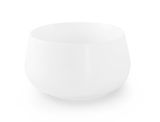 white bowl isolated on white background.