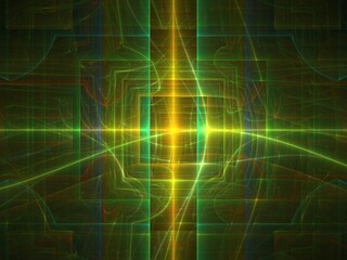 Imaginatory fractal background Image
