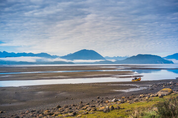 Bay of Hualaihué, Los Lagos, Chile.