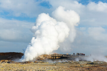 Gunnuhver, geothermal area,Reykjanes Peninsula, Southern Iceland, Iceland, Europe