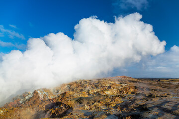 Gunnuhver, geothermal area,Reykjanes Peninsula, Southern Iceland, Iceland, Europe