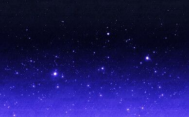 青色の満天の星空背景イメージ素材