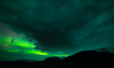 Northern Lights, Southern Iceland, Iceland, Europe