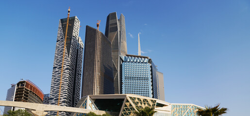 King Abdullah Financial District in Riyadh Saudi Arabia	