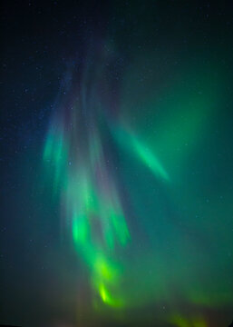 Northern Lights, Stokksnes Peninsula, Hofn, Southern Iceland, Iceland, Europe