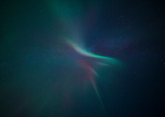 Northern Lights, Stokksnes Peninsula, Hofn, Southern Iceland, Iceland, Europe