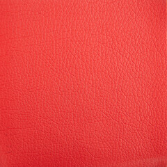 Premium coral red leather texture background for decor