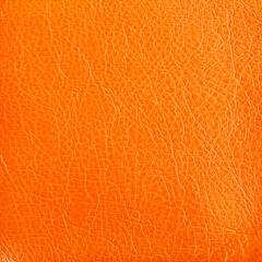 Fototapeta premium Premium orange leather texture background for decor