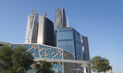 King Abdullah Financial District in Riyadh Saudi Arabia	