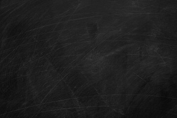 Texture of chalk rubbed out on blackboard or chalkboard background. School education, dark wall backdrop or learning concept.