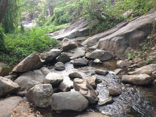 The dry stream in Ratchaburi