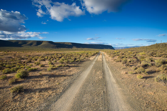 Wide Angle view over the Tankwa Karoo in the Northern Cape of South Africa