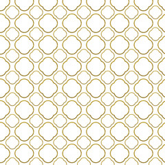 Glitter Golden Quatrefoil Pattern Graphic Design