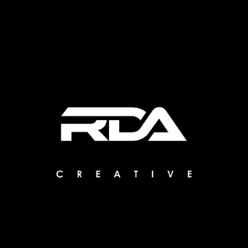 RDA Letter Initial Logo Design Template Vector Illustration