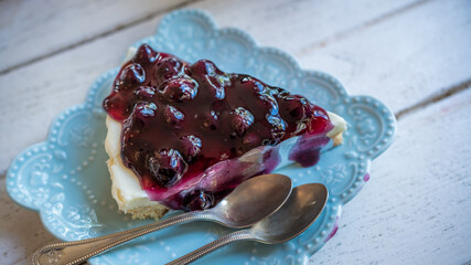 Delicious Blueberry Cheesecake 