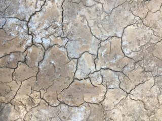 Dry mud background natural texture of earth banner