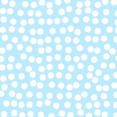 seamless pattern with circles on blue background