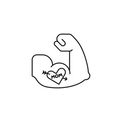  Youthful mistake, bad tattoo on male arm flexing muscles . Symbol for Tattoo Removal Day on August 14.