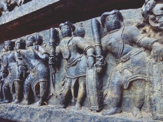 Fototapeta premium Hoysaleswara Temple, Halebidu,karnataka