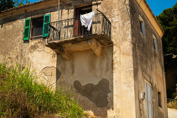 A small village in Corfu