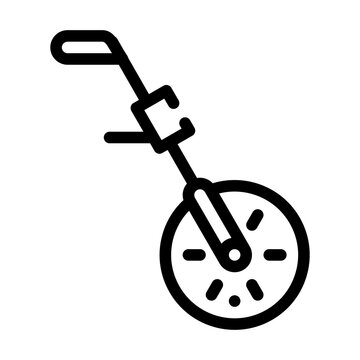 odometry equipment line icon vector illustration black