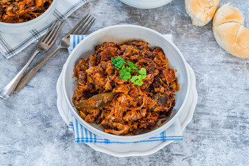 Traditional Polish bigos