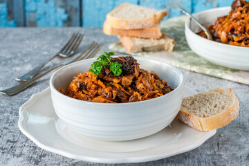 Traditional Polish bigos
