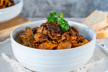Traditional Polish bigos