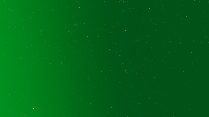 White snow falling on green background seamless pattern. Christmas snowfall minimalistic texture