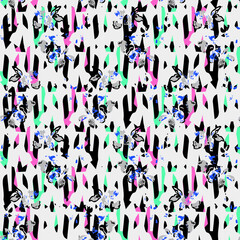 Obraz premium seamless background with butterflies
