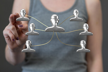 team hierarchy connection group digital