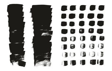 Flat Calligraphy Paint Brush Regular Short Background & Straight Lines Mix High Detail Abstract Vector Background Mix Set 