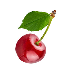 Fototapeta na wymiar Cherry isolated on white background with clipping path