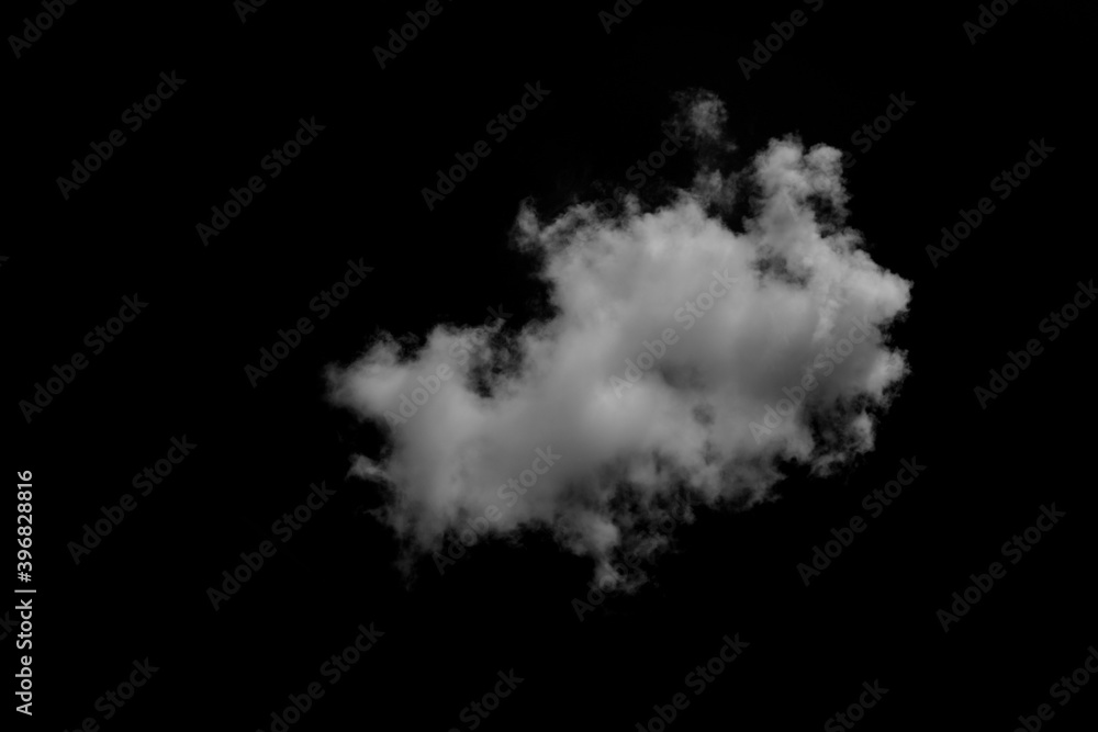 Canvas Prints white cloud object for nature design summer background.