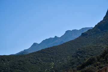 Fototapeta na wymiar mountains in the mountains