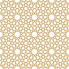 Traditional Islamic Pattern. Laser cutting. Interior panels. Vector illustration