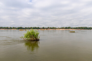 Fleuve Mékong à Kratie, Cambodge